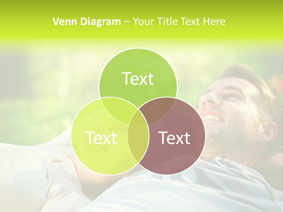 Young Girl Woman PowerPoint Template