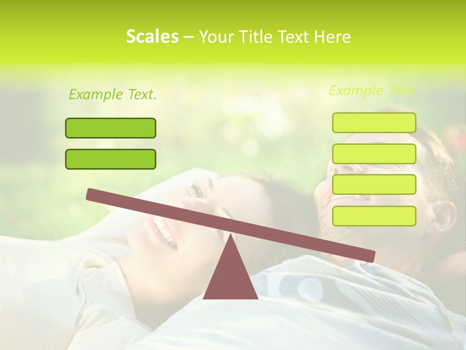 Young Girl Woman PowerPoint Template