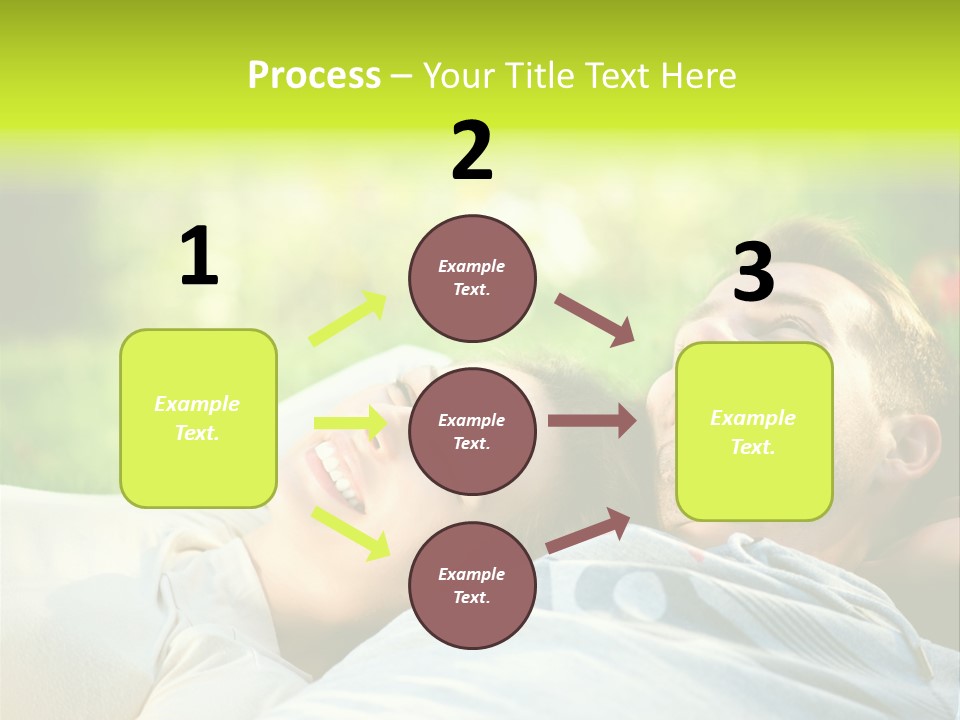 Young Girl Woman PowerPoint Template