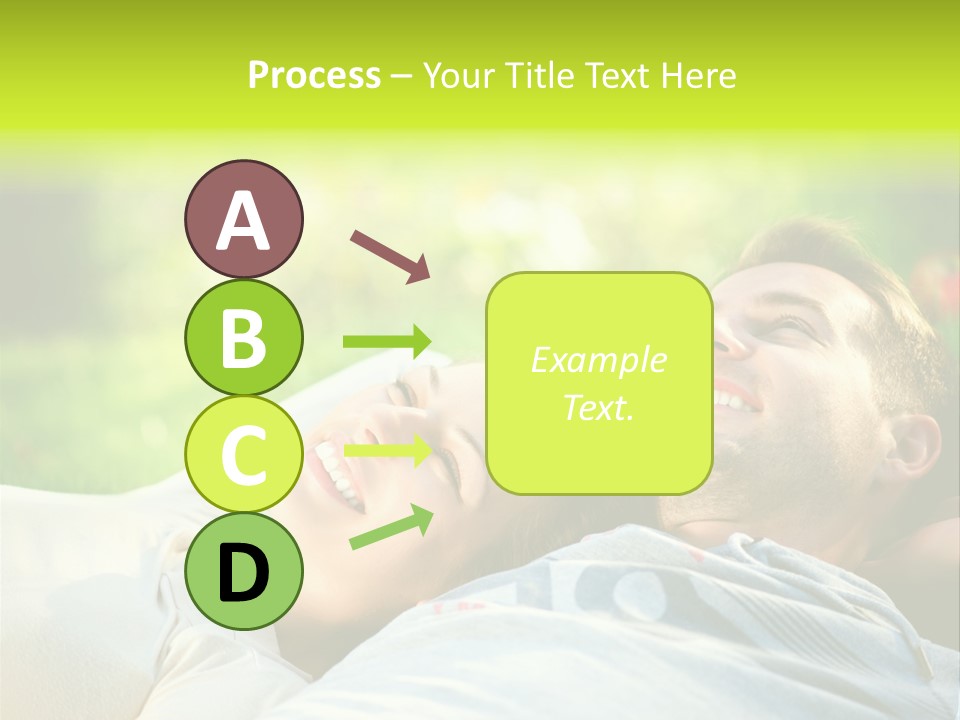 Young Girl Woman PowerPoint Template