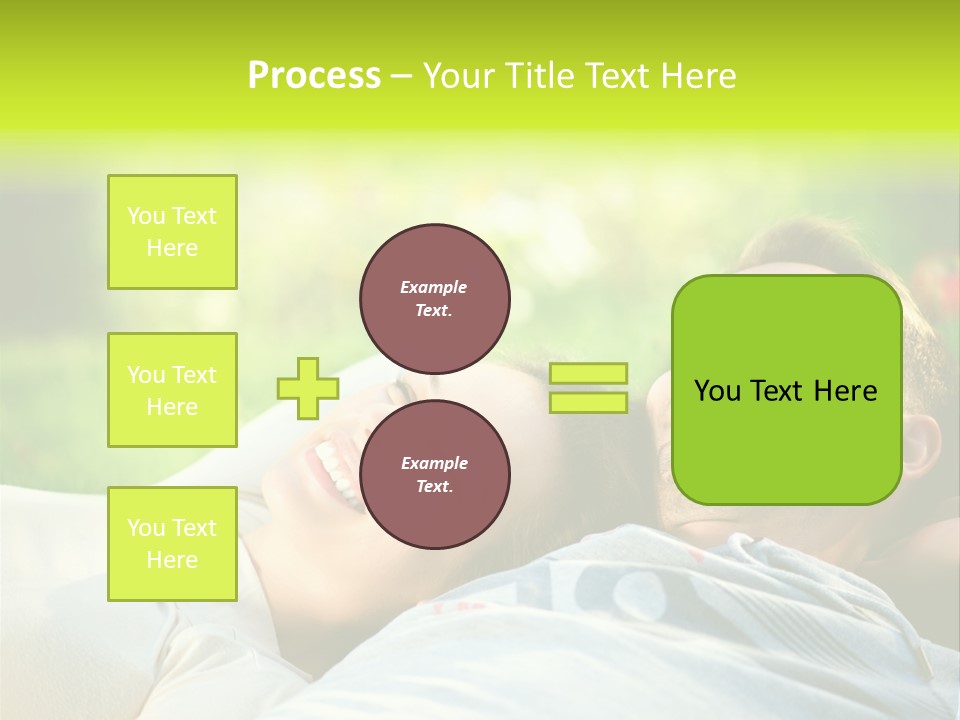 Young Girl Woman PowerPoint Template