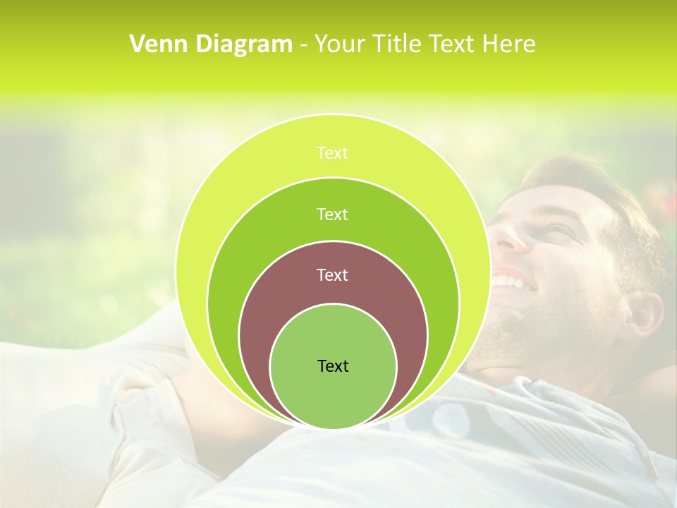 Young Girl Woman PowerPoint Template