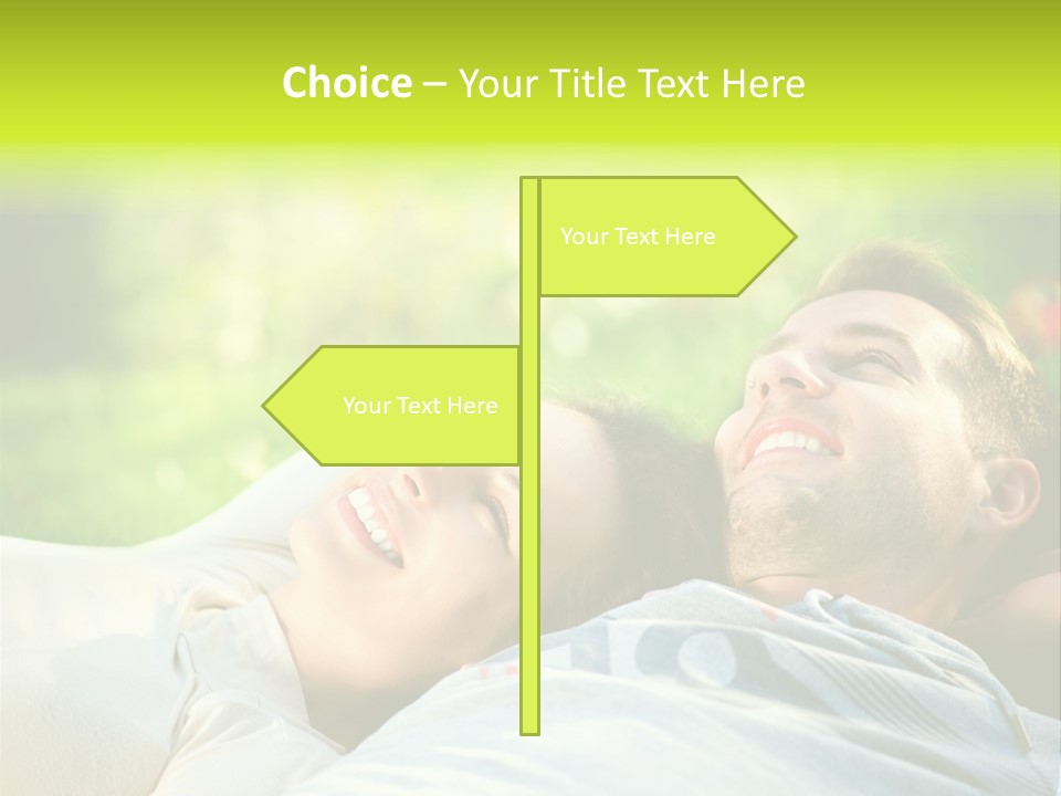 Young Girl Woman PowerPoint Template