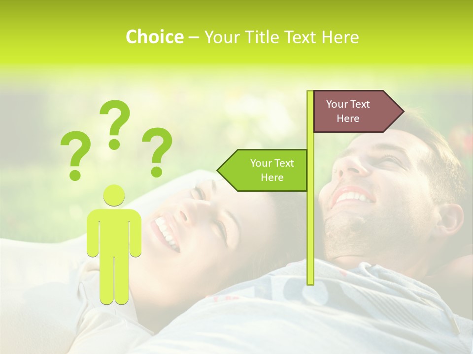 Young Girl Woman PowerPoint Template