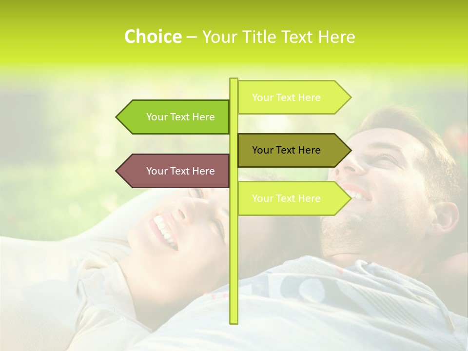 Young Girl Woman PowerPoint Template