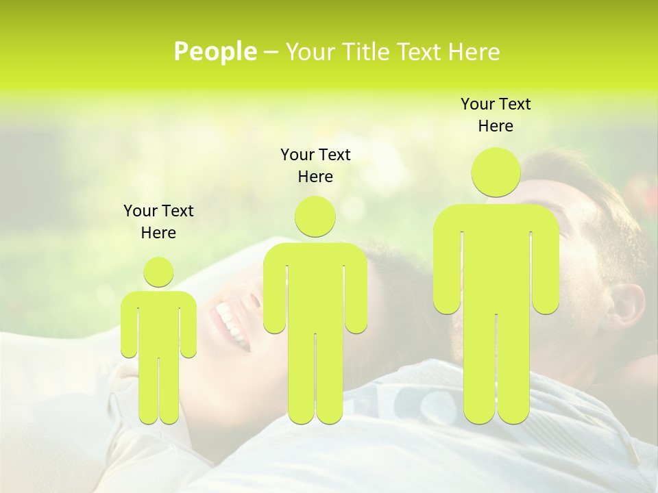 Young Girl Woman PowerPoint Template