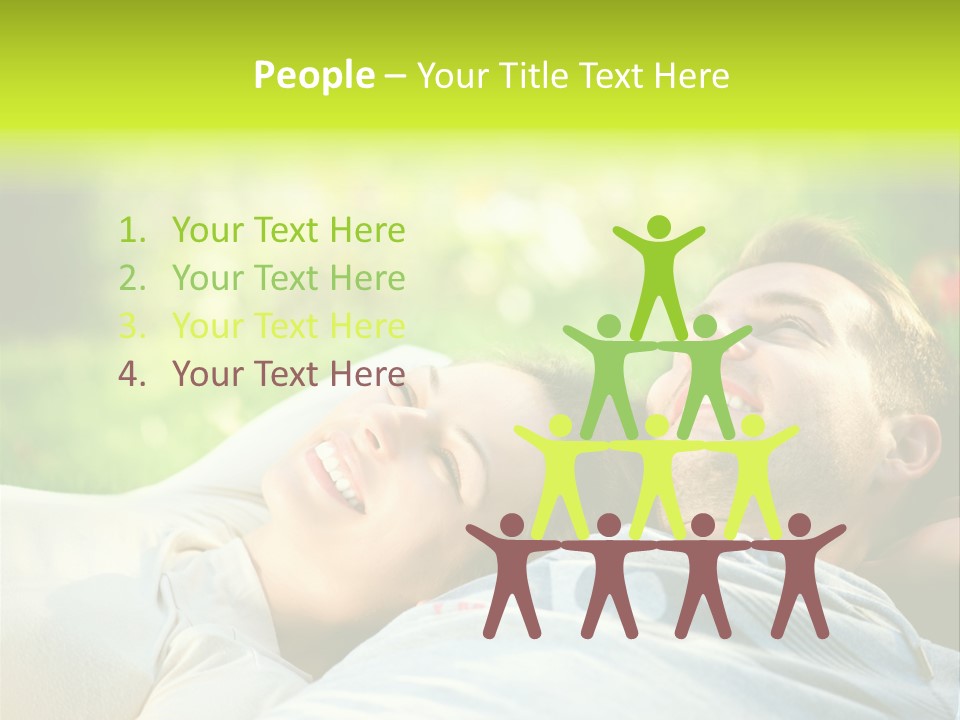 Young Girl Woman PowerPoint Template