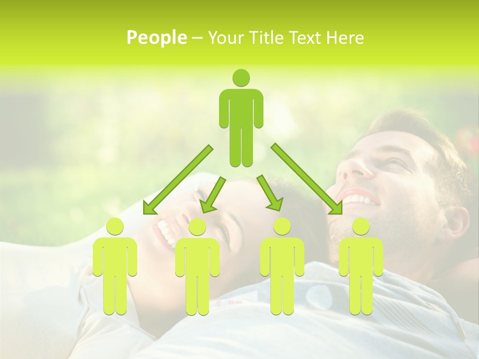 Young Girl Woman PowerPoint Template