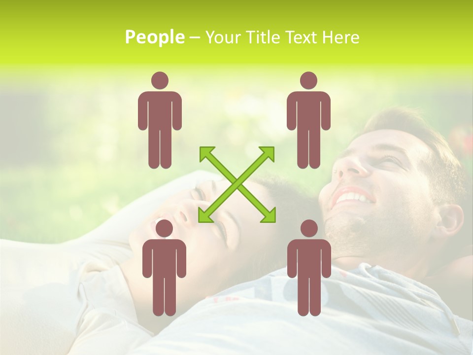 Young Girl Woman PowerPoint Template