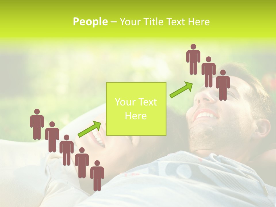 Young Girl Woman PowerPoint Template