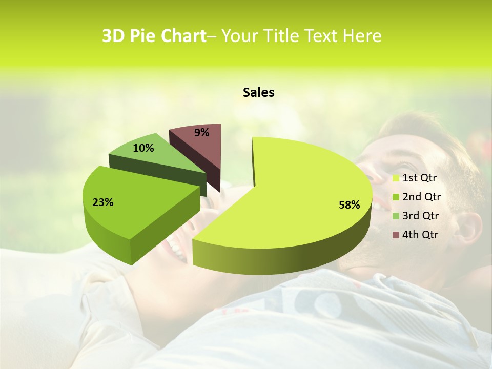 Young Girl Woman PowerPoint Template