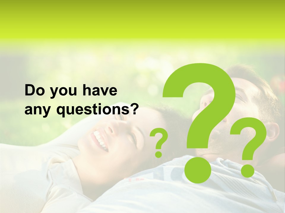 Young Girl Woman PowerPoint Template