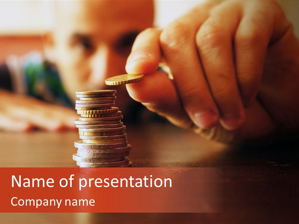 Inve Tment Holding Debt PowerPoint Template