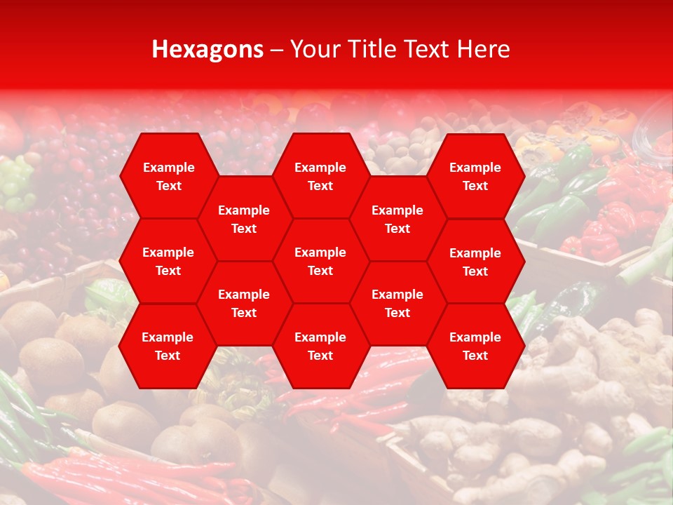 Plum Food Greengrocery PowerPoint Template