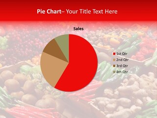 Plum Food Greengrocery PowerPoint Template