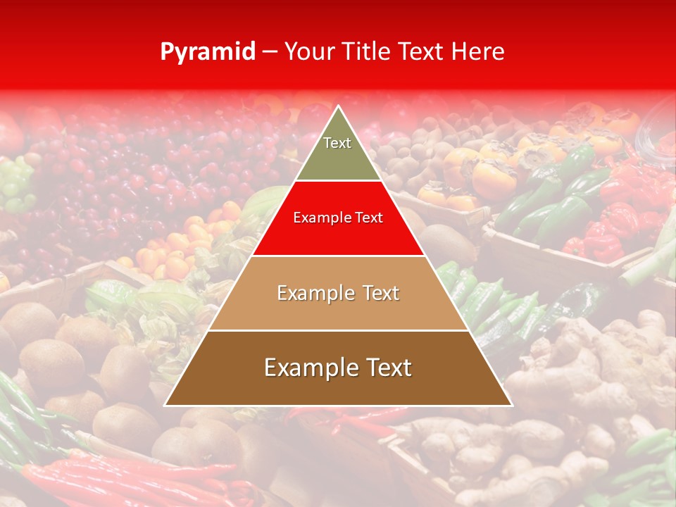 Plum Food Greengrocery PowerPoint Template