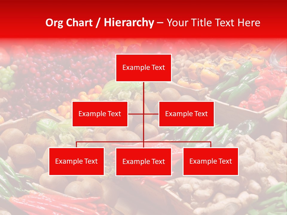 Plum Food Greengrocery PowerPoint Template