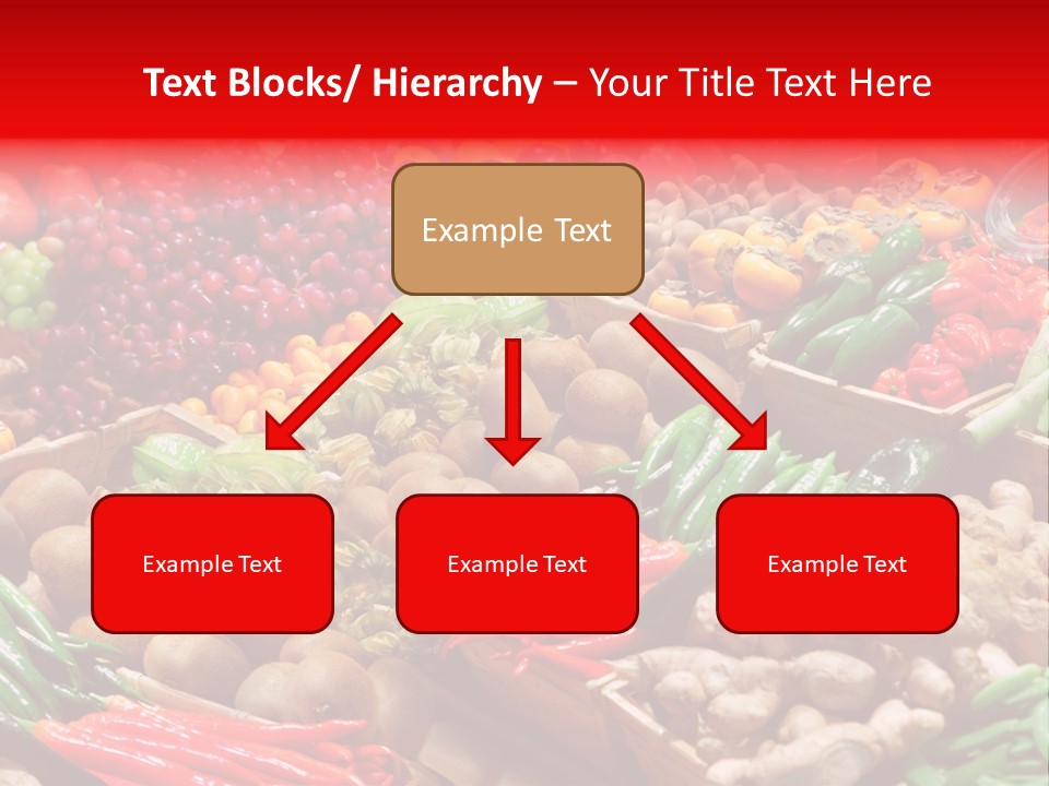 Plum Food Greengrocery PowerPoint Template