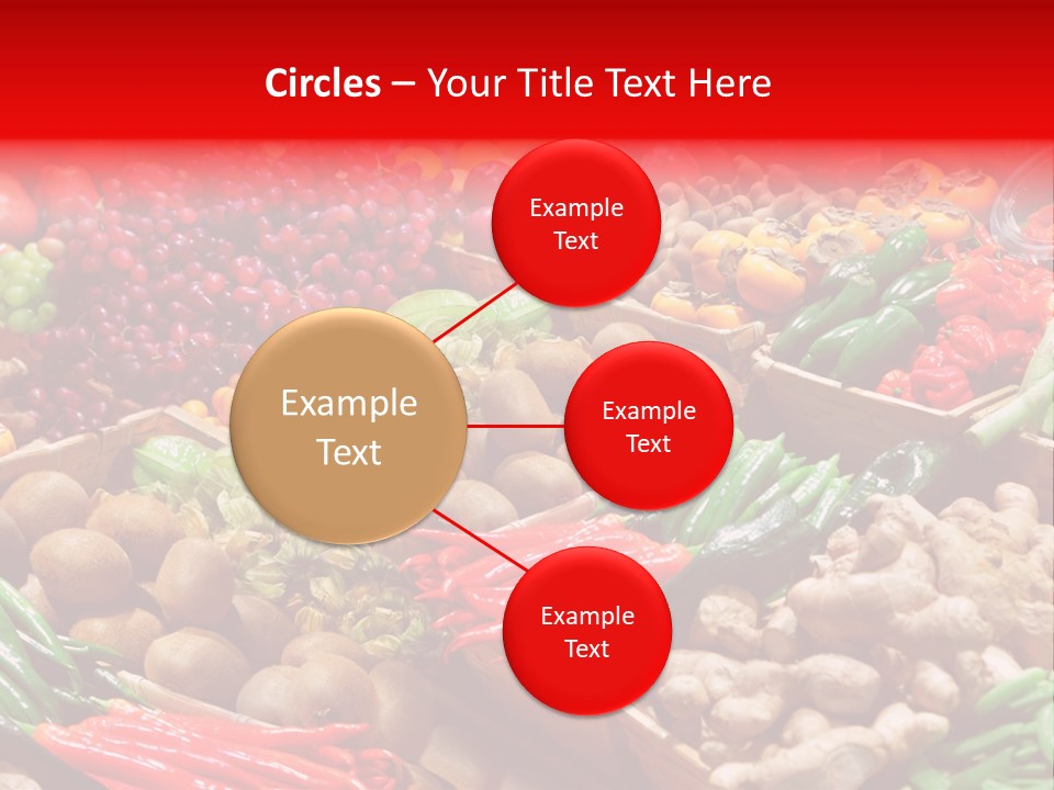 Plum Food Greengrocery PowerPoint Template