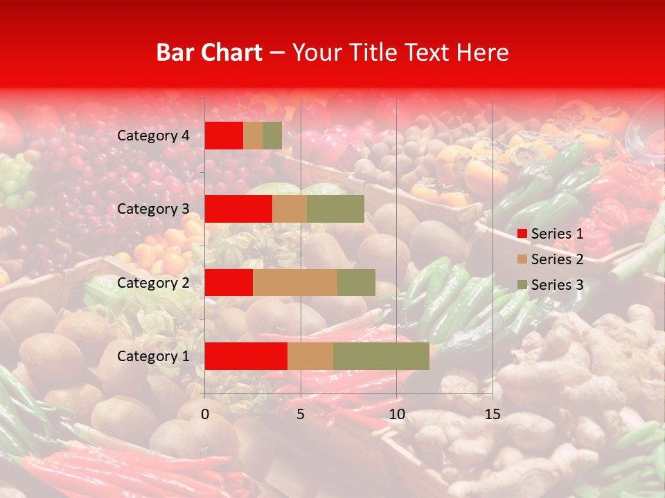 Plum Food Greengrocery PowerPoint Template