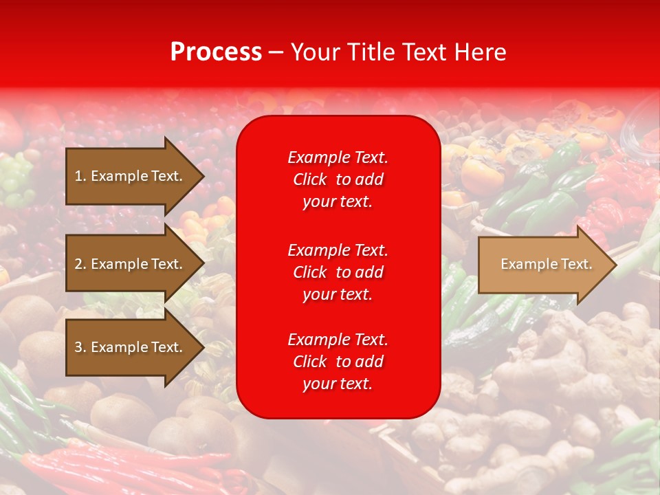 Plum Food Greengrocery PowerPoint Template