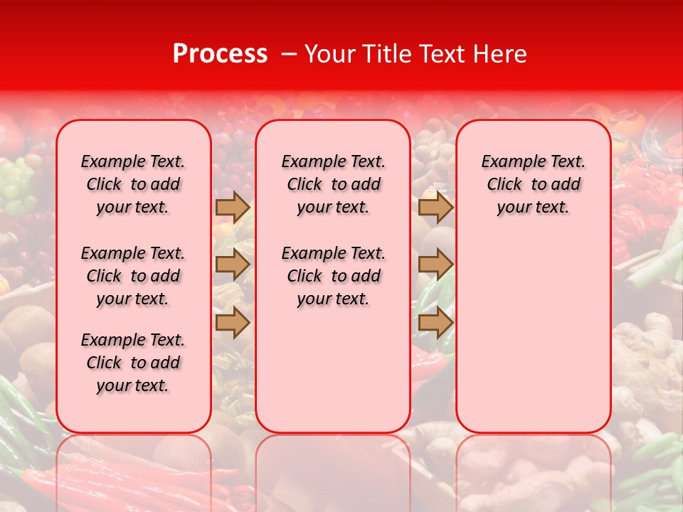 Plum Food Greengrocery PowerPoint Template