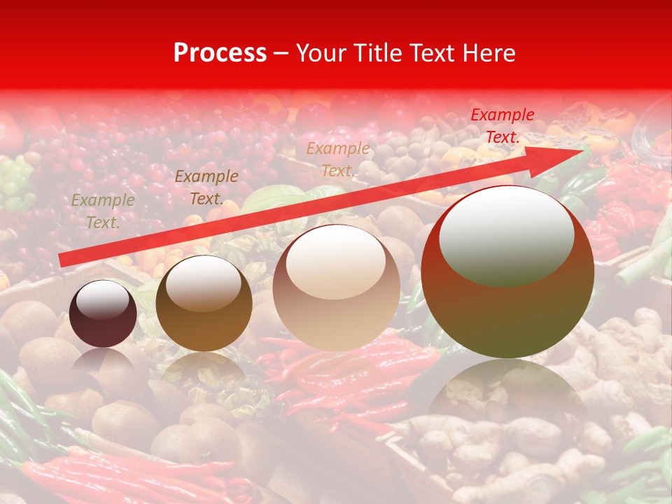 Plum Food Greengrocery PowerPoint Template