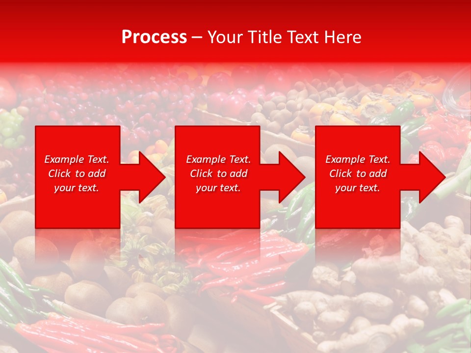 Plum Food Greengrocery PowerPoint Template