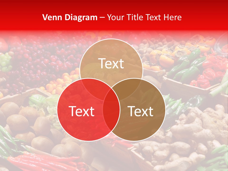 Plum Food Greengrocery PowerPoint Template