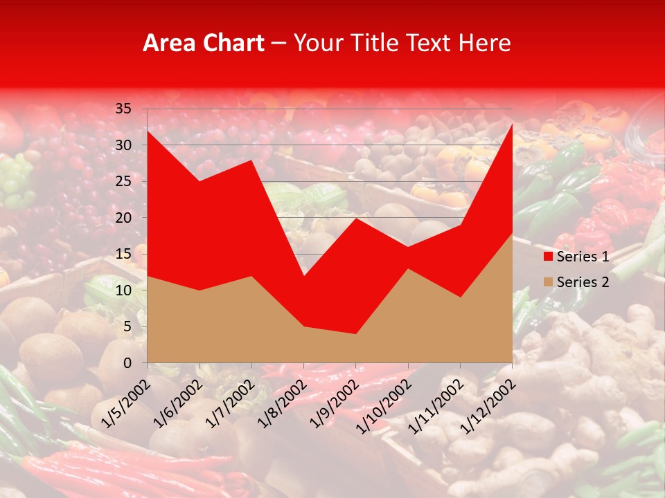 Plum Food Greengrocery PowerPoint Template