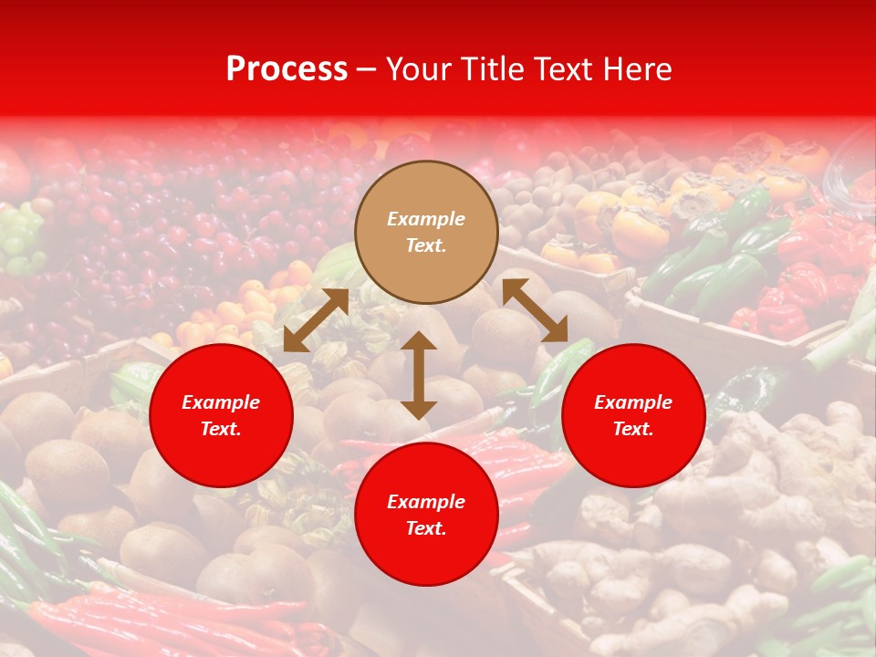 Plum Food Greengrocery PowerPoint Template