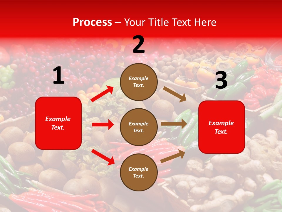 Plum Food Greengrocery PowerPoint Template