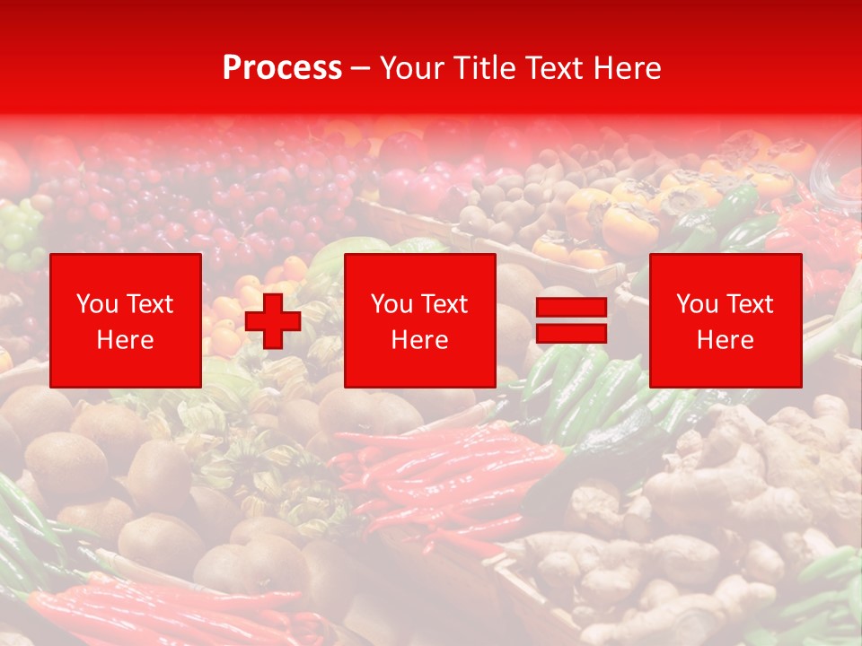 Plum Food Greengrocery PowerPoint Template