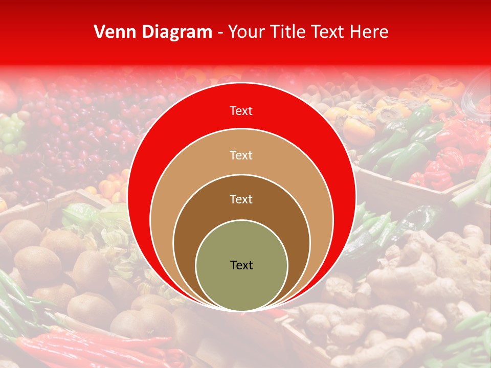 Plum Food Greengrocery PowerPoint Template