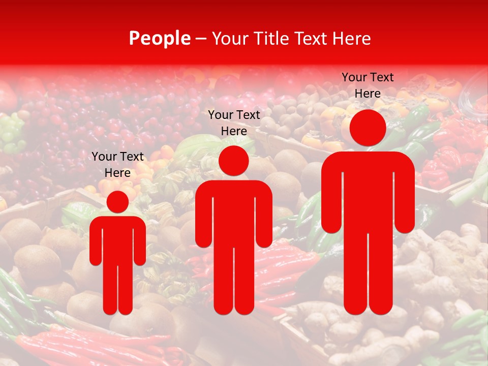 Plum Food Greengrocery PowerPoint Template