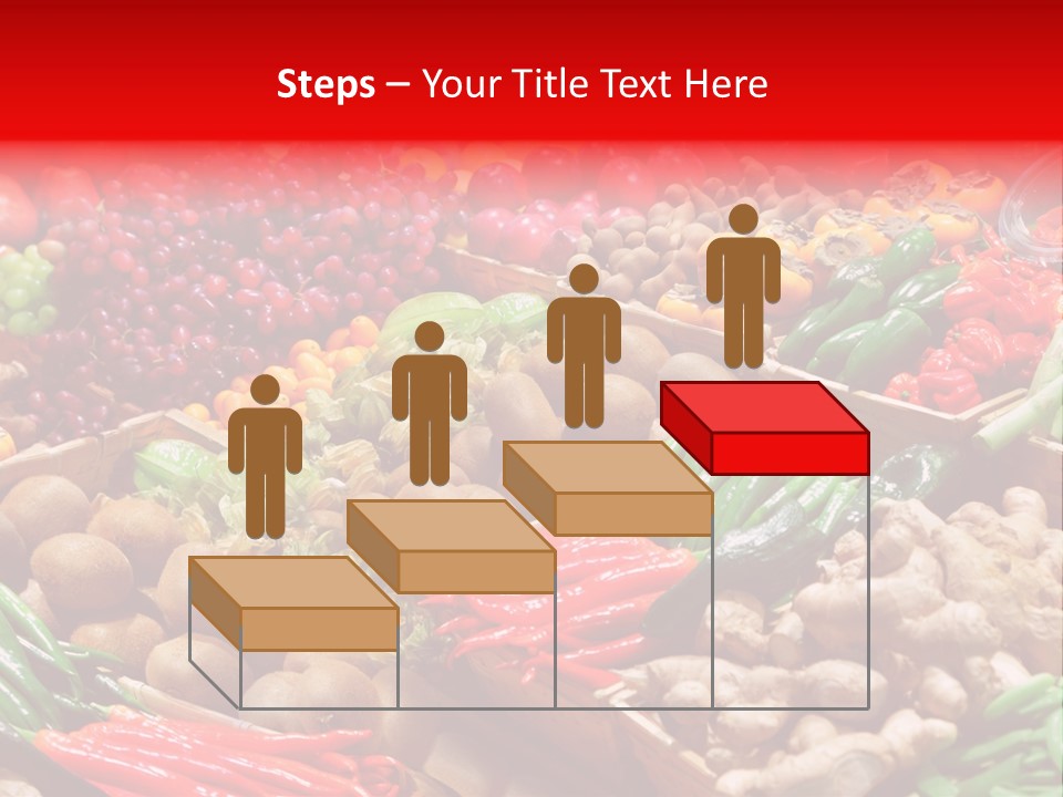 Plum Food Greengrocery PowerPoint Template