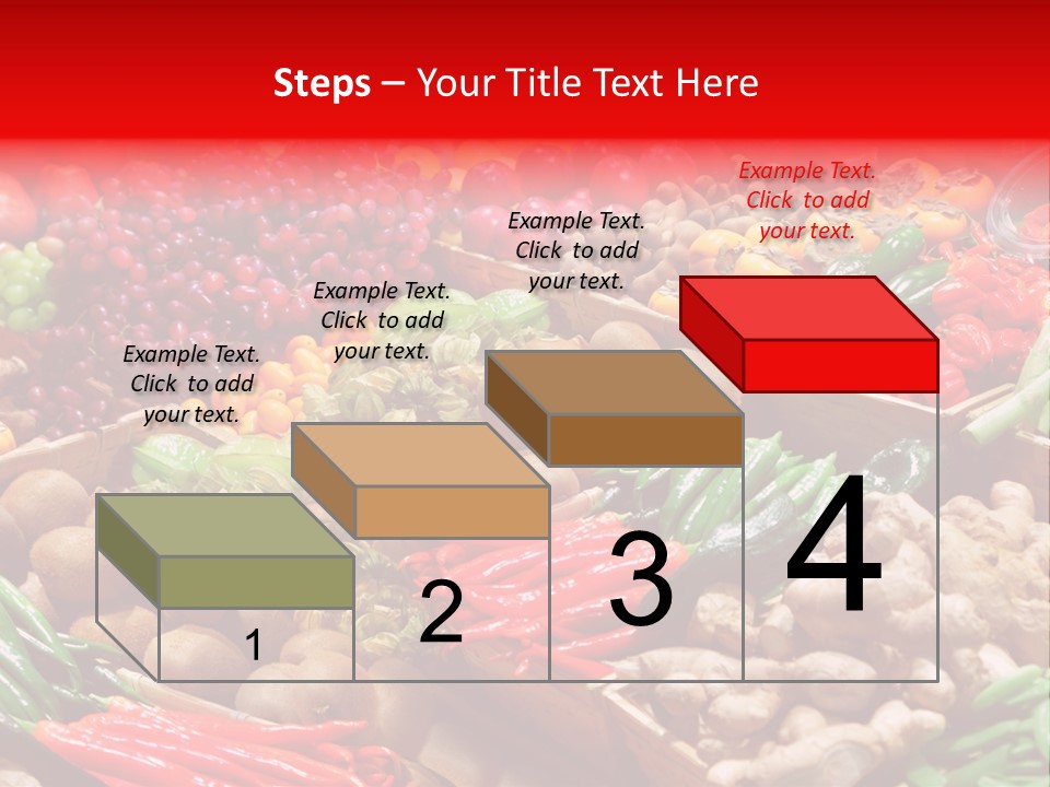 Plum Food Greengrocery PowerPoint Template