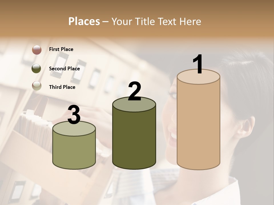 Caucasian Box Research PowerPoint Template