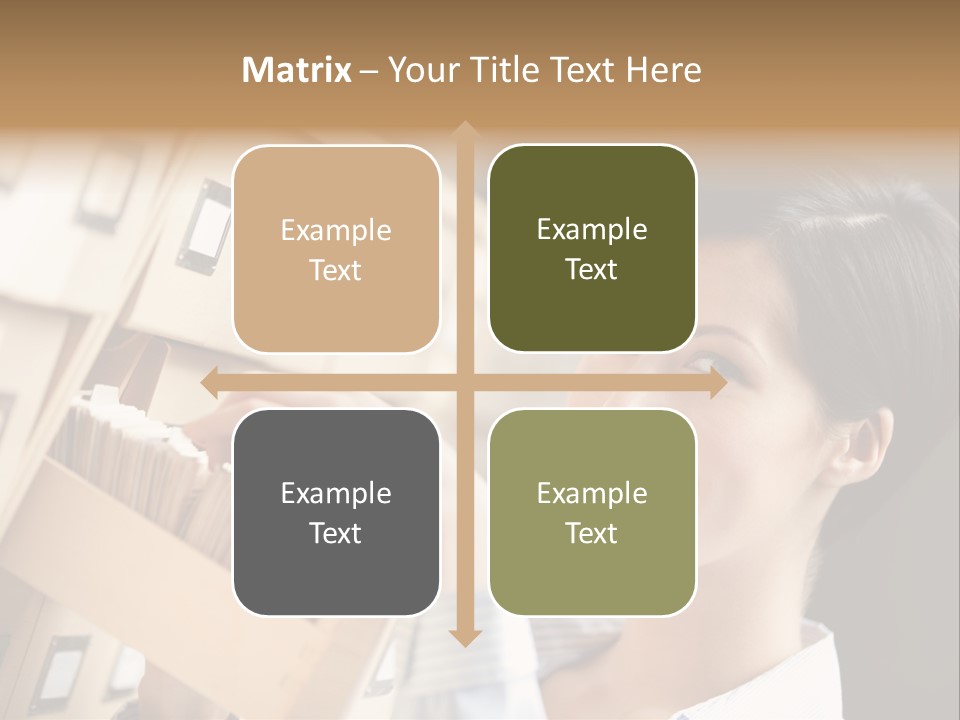 Caucasian Box Research PowerPoint Template