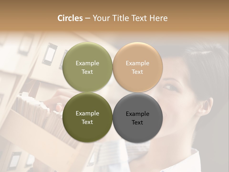 Caucasian Box Research PowerPoint Template