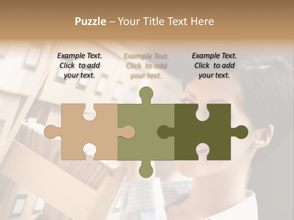 Caucasian Box Research PowerPoint Template