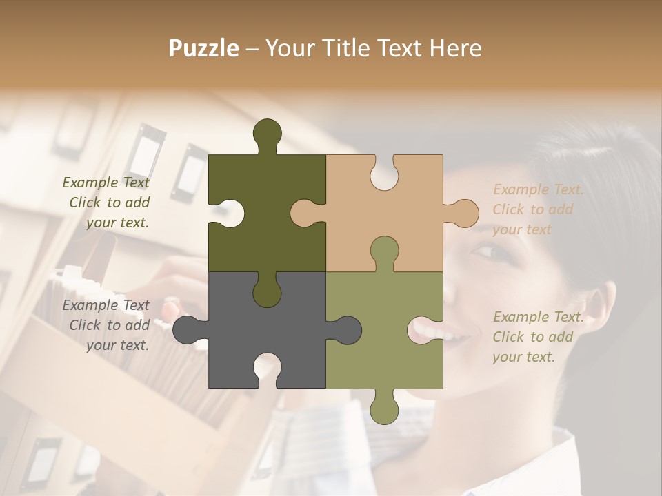 Caucasian Box Research PowerPoint Template