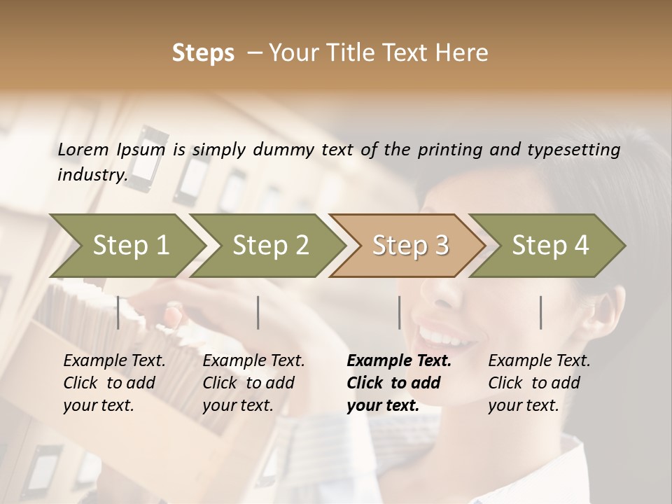 Caucasian Box Research PowerPoint Template