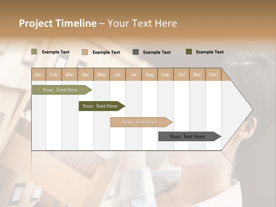 Caucasian Box Research PowerPoint Template