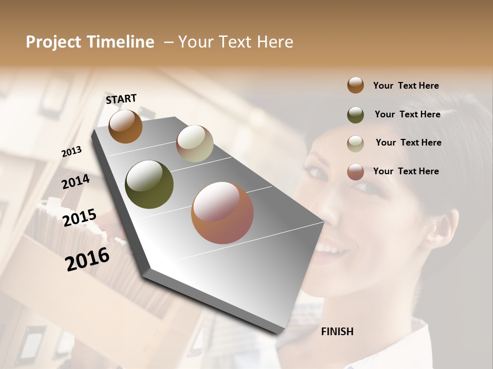 Caucasian Box Research PowerPoint Template
