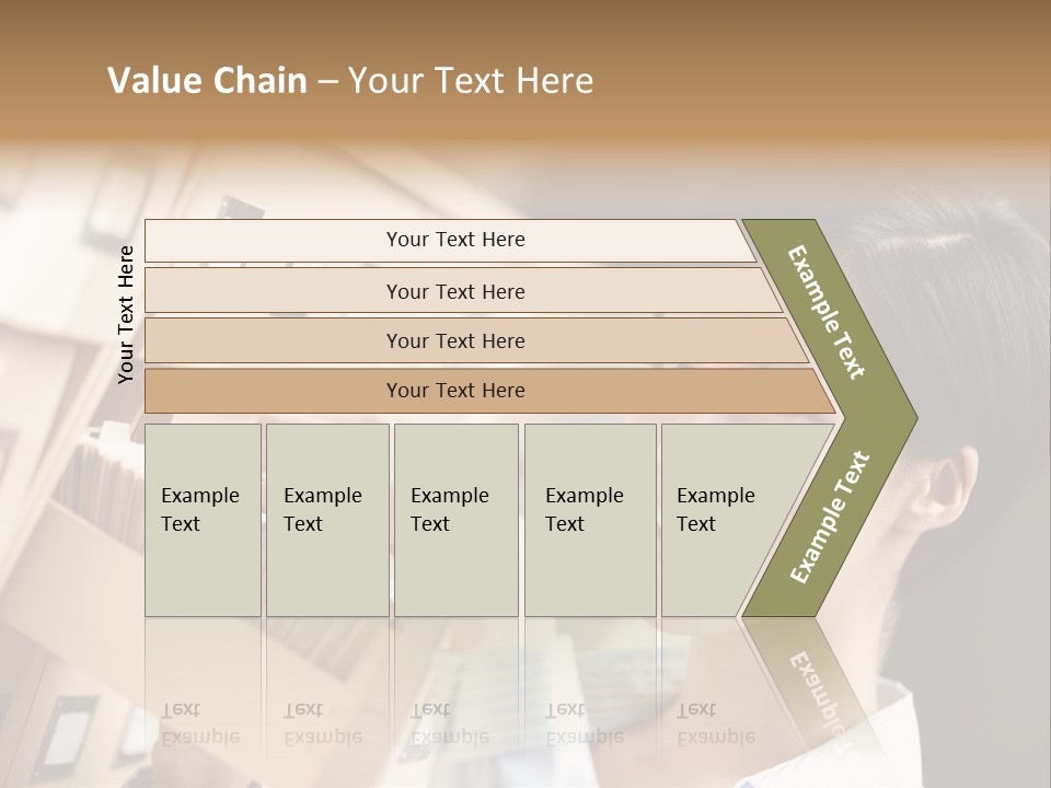 Caucasian Box Research PowerPoint Template