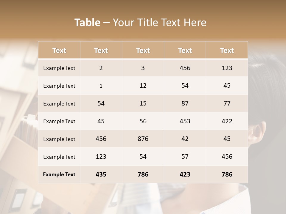 Caucasian Box Research PowerPoint Template
