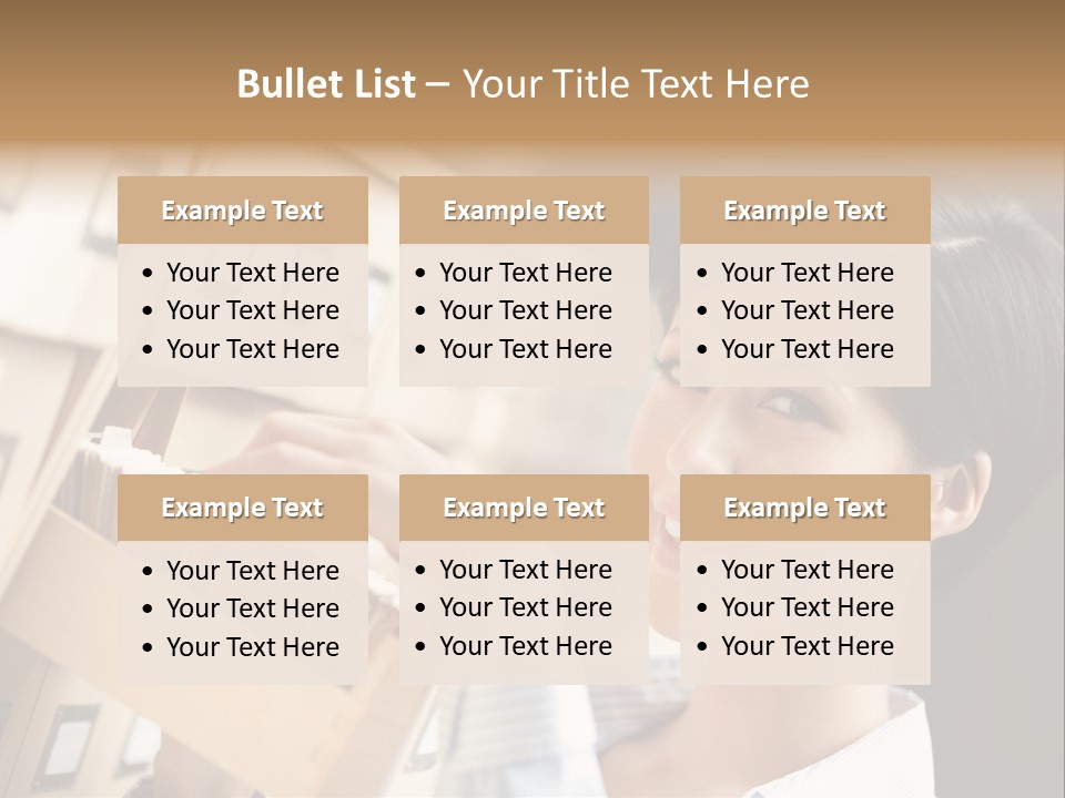 Caucasian Box Research PowerPoint Template