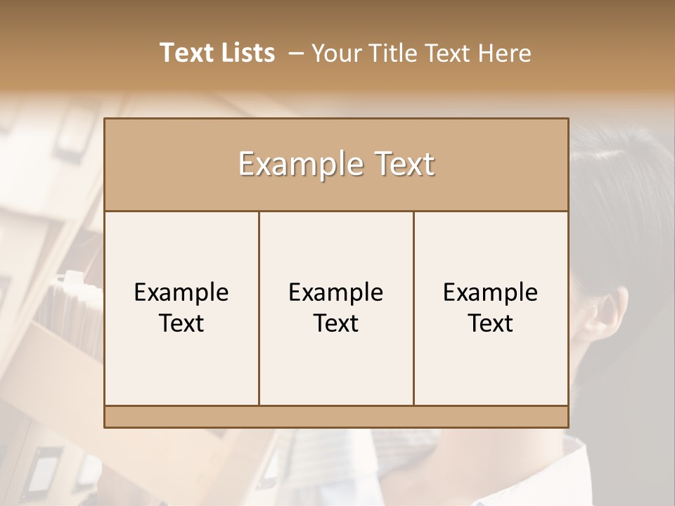 Caucasian Box Research PowerPoint Template