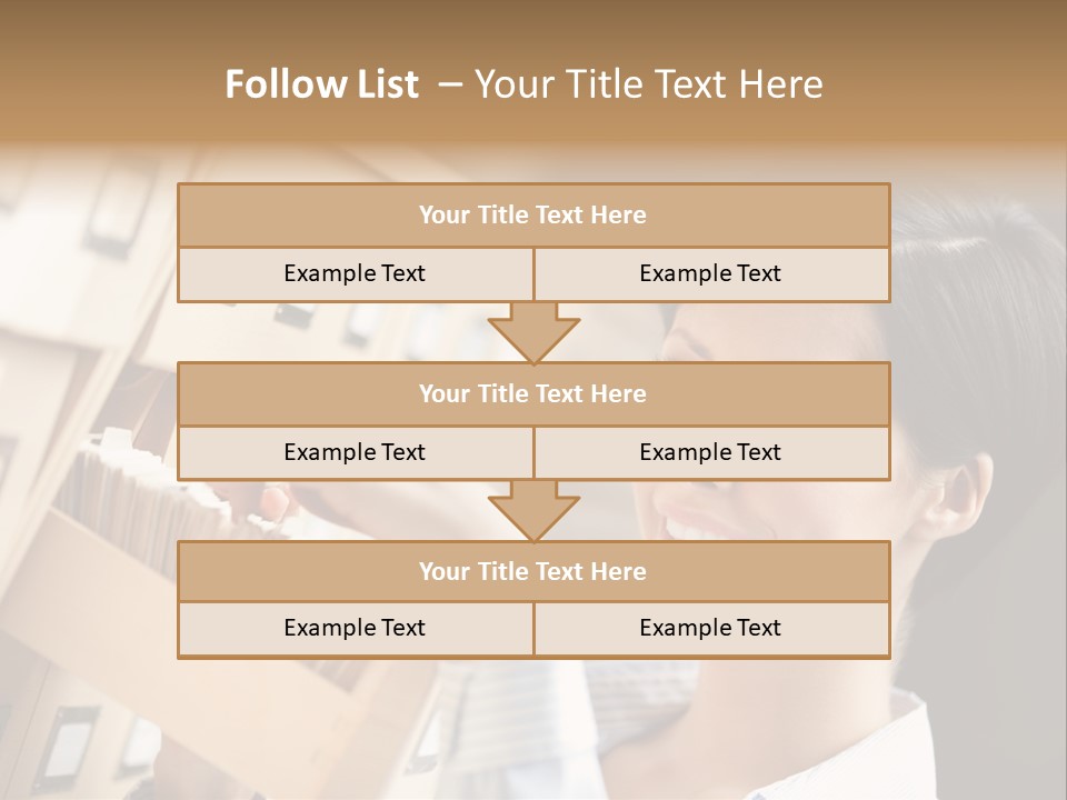 Caucasian Box Research PowerPoint Template